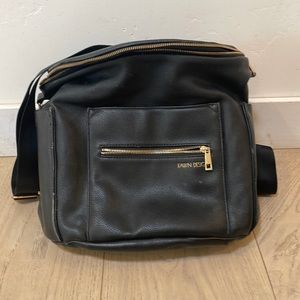 Fawn Design black diaper bag back pack‎ crossbody